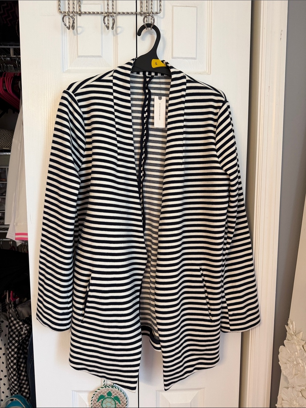 BNWT Bishop + Young knit blazer size large
